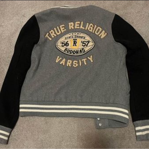 True religion varsity jacket - Picture 2 of 2